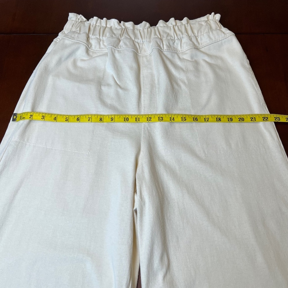 Wide Leg Cream Lounge Pants - Effortless Everyday Style - Picture 6 of 15
